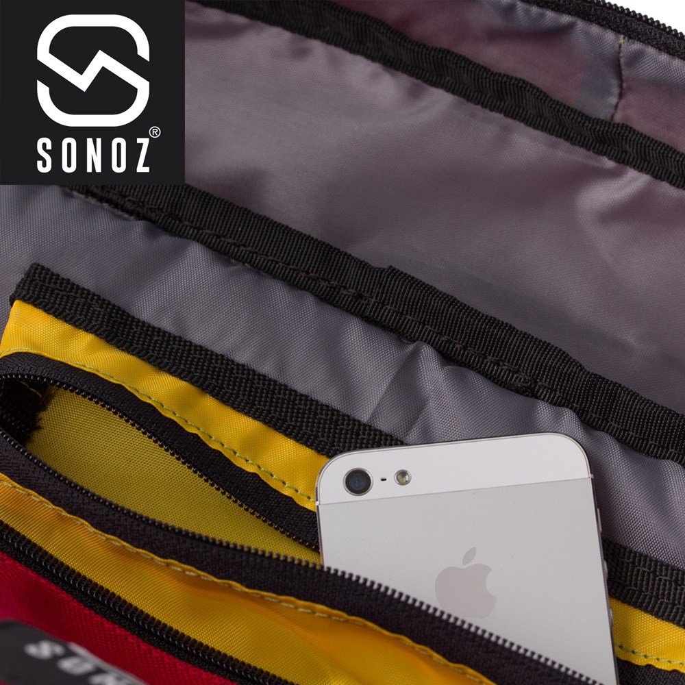 Sonoz Rouge0115 là mẫu túi đeo chéo sử dụng đựng điện thoại, máy ảnh và giấy tờ