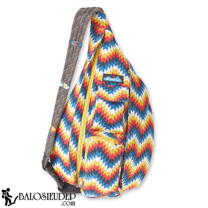 Túi đeo chéo Kavu Rope Sling Pack họa tiết 7 màu cực đẹp