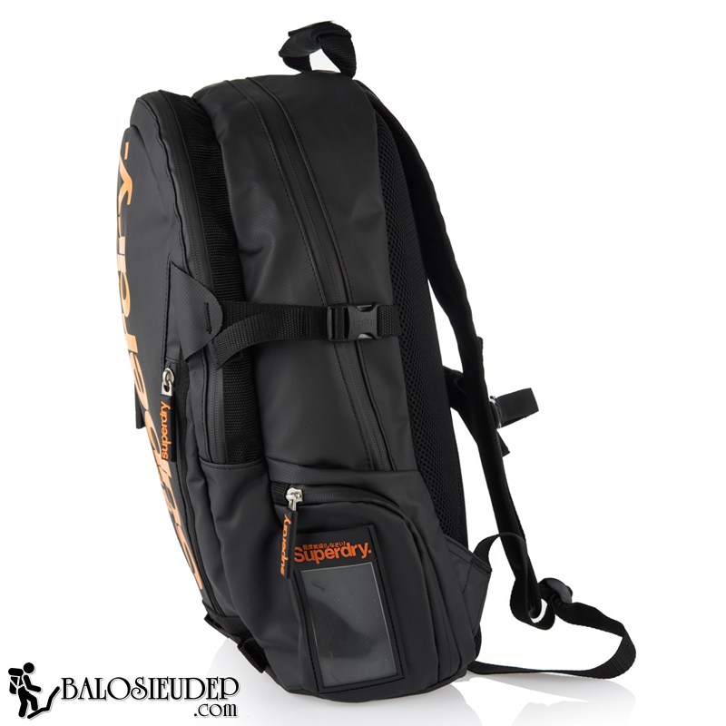 balo du lịch superdry tarpaulin backpack màu cam thiết kế thông minh