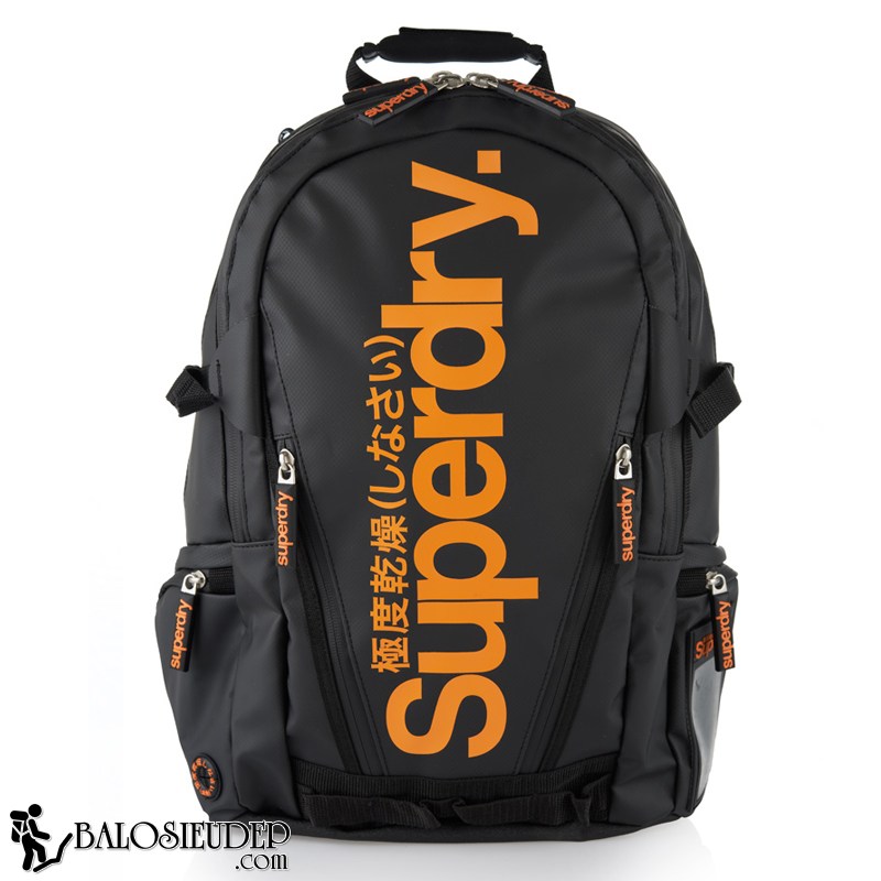 balo cao cấp superdry tarpaulin backpack màu cam hàng xuất nhật