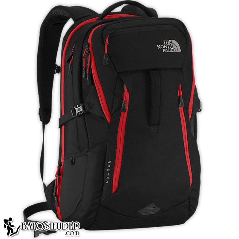 balo laptop the north face router red 2015 cho máy tính 17inch