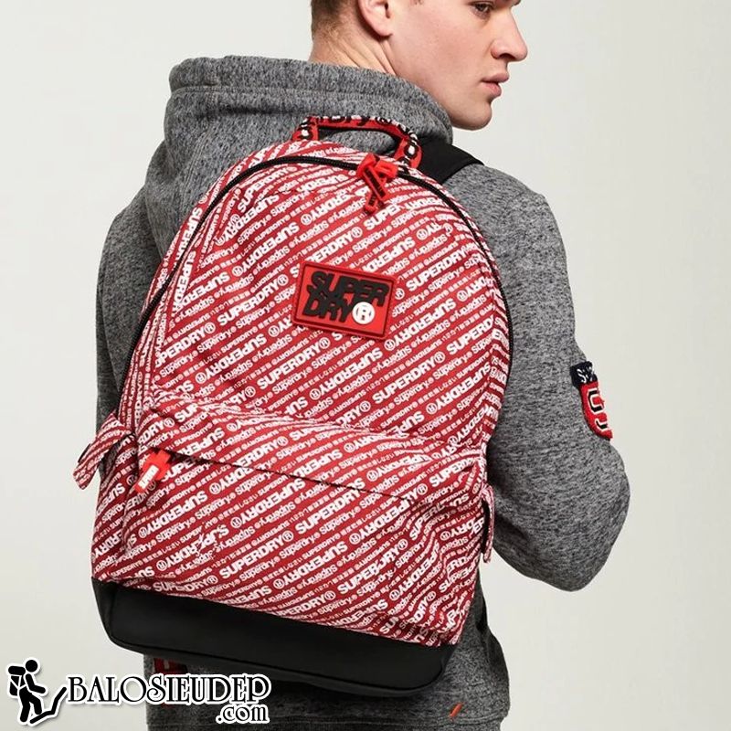 balo thời trang superdry s boy montana rucksack màu đỏ giá rẻ tại quận 1 tphcm